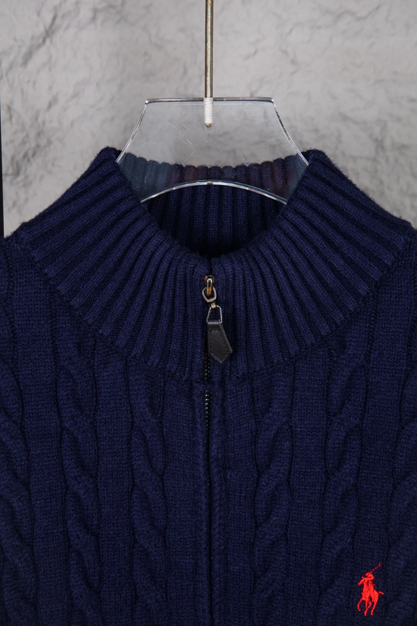 P260 2025SS Ralph Lauren classic war horse small label full-zip open top, the same style for men and women, this year's most popular half-zip series, made of 100% cotton material Color: Navy Blue White Gray Khaki Size: S M L XL